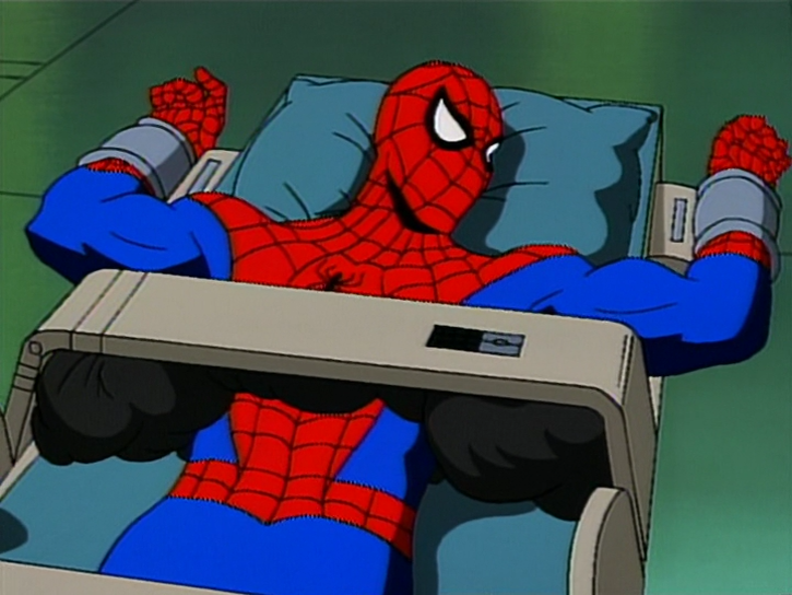 Человек паук 1994 подряд. Spider man 1994. Человек паук 1994 охотники за пауком. Человек паук и клоны 1994.